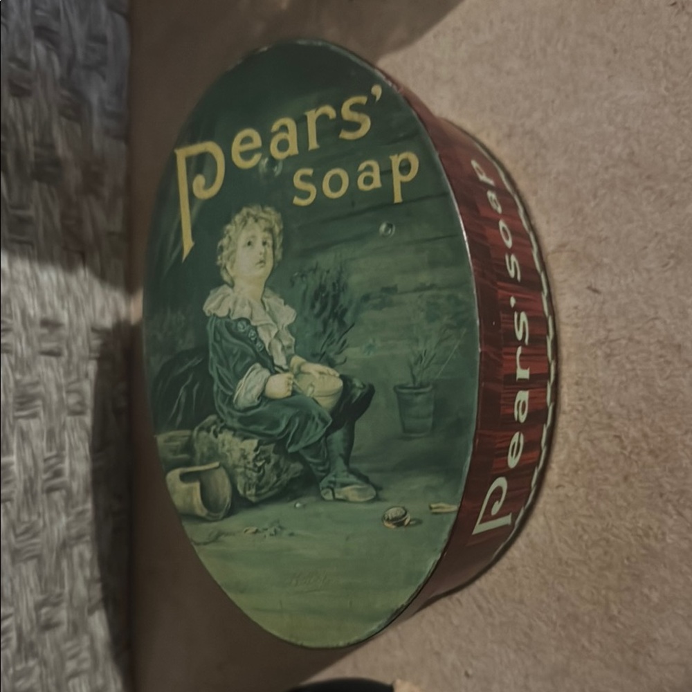 Vintage Pears' Soap Tin